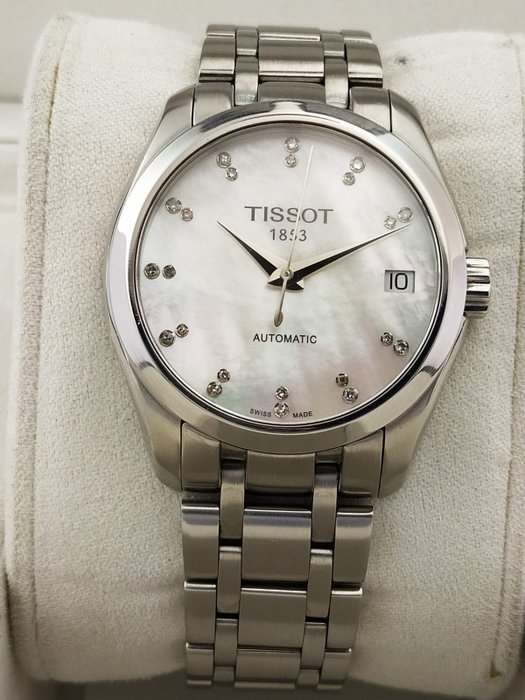 Morse code Overwinnen Bijna Tissot - Couturier Automatic Lady Mother-of-pearl dial diamond - T035.207 A  - Femme - 2011-aujourd'hui | Auctionlab