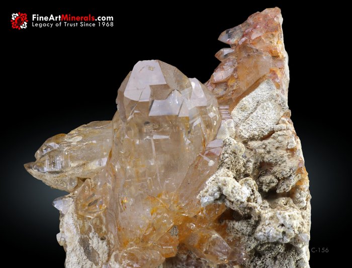 Smoky quartz Cluster di cristallo - 8.3×6.2×3.2 cm - 102 g - (1)