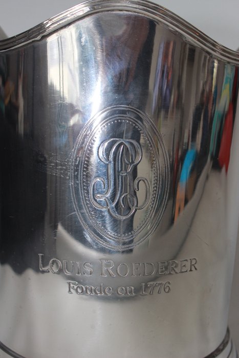 Louis Roederer Silver plated ice-bucket, branded by Williams Sheffield England – fits 1 bottle