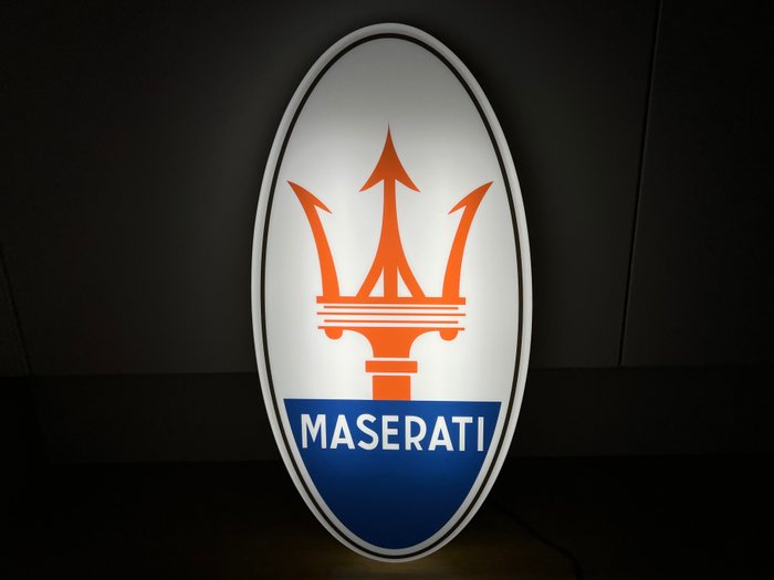 Sign - Maserati - Maserati Illuminated Sign