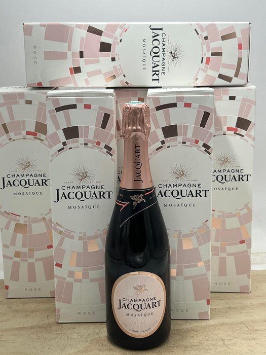 Jacquart, Mosaïque Rosé - Champagne Rosé - 6 Flaschen (0,75 l)