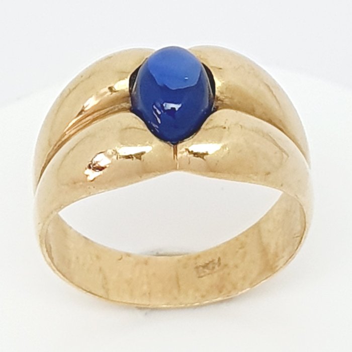 18 carats Or jaune - Bague Spinelle
