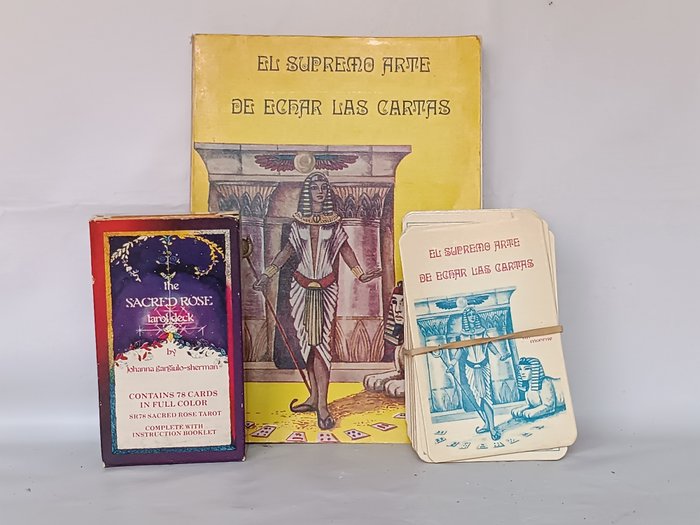 Dr. Moorne / Johanna Gargiulo-Sherman - 2 Tarots: Sacred Rose /El supremo  arte de echar las cartas - 1975/1982 - Catawiki