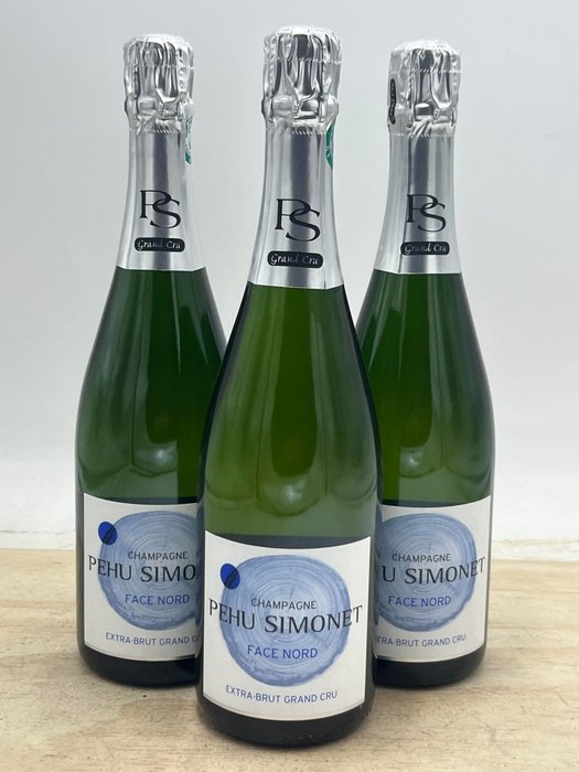 Pehu Simonet, Pehu Simonet, Face Nord Extra-Brut - Σαμπάνια Grand Cru - 3 Bottles (0.75L)
