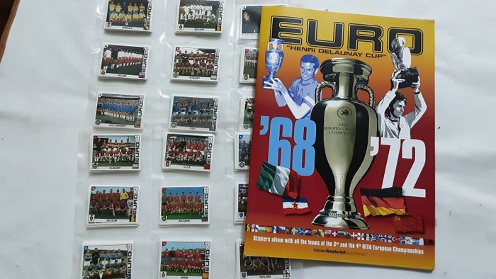 Variant Panini - Euro Cup Empty album + complete loose sticker set