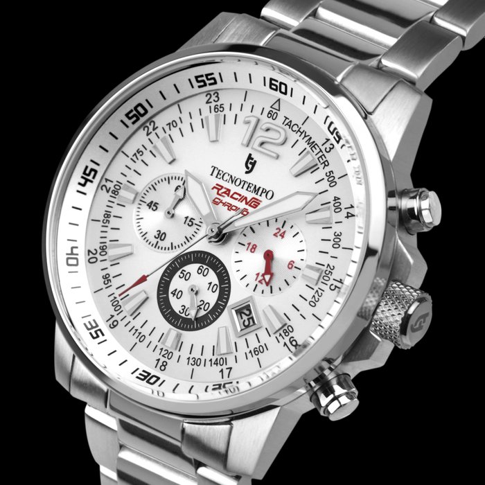 Tecnotempo® Chronograph 100M WR - "Racing Chrono" Limited Edition - - Ohne Mindestpreis - TT.100A.RCW - Herren - 2011-heute