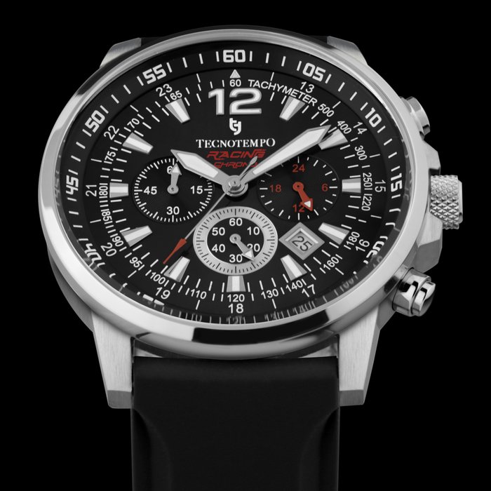 Tecnotempo® - Chronograph 100M WR - "Racing Chrono" Limited Edition - - TT.100G.RCB - Hombre - 2011 - actualidad