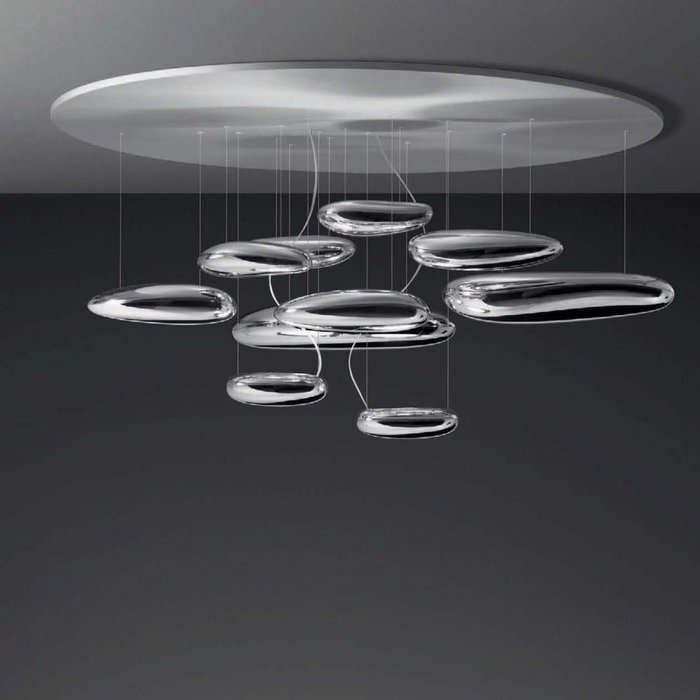 Artemide Ross Lovegrove - 枝形吊灯 - 汞 - 塑料, 铝