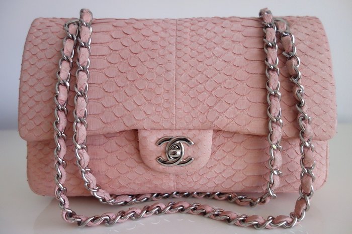 Chanel - Chanel Mini Timeless Classic Flap Bag in Baby Pink - Catawiki