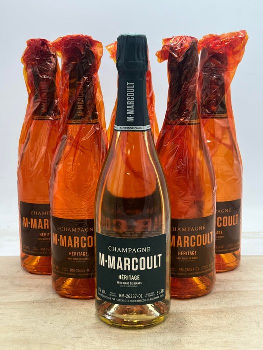 M.Marcoult, Héritage Brut - 香槟地 Blanc de Blancs - 6 Bottles (0.75L)