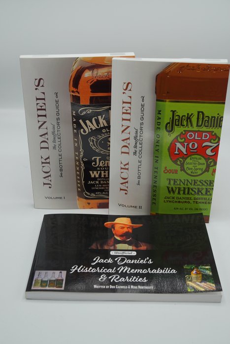 Jack Daniel's - 3 Books about the world famous brand Jack Daniel's - at least 2 books signed  - N/A