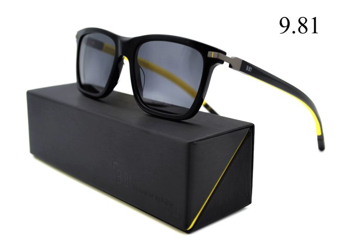 Other brand - 9.81 THELIOS - CRODA ROSSA 9.81 NE0003U 02D - Black Acetate - Exclusive - Sunglasses