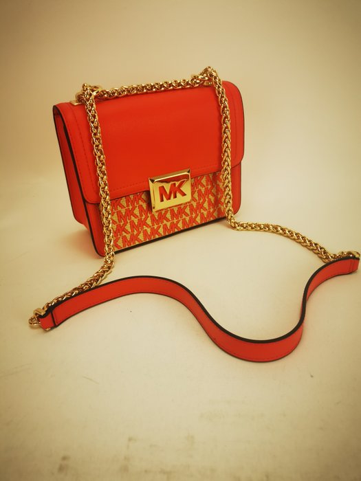 Sold at Auction: Large Red Michael Kors Purse