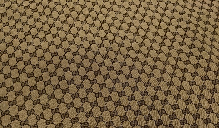 Unique cut Gucci Classic canvas fabric - 240 x 145 cm - - Catawiki