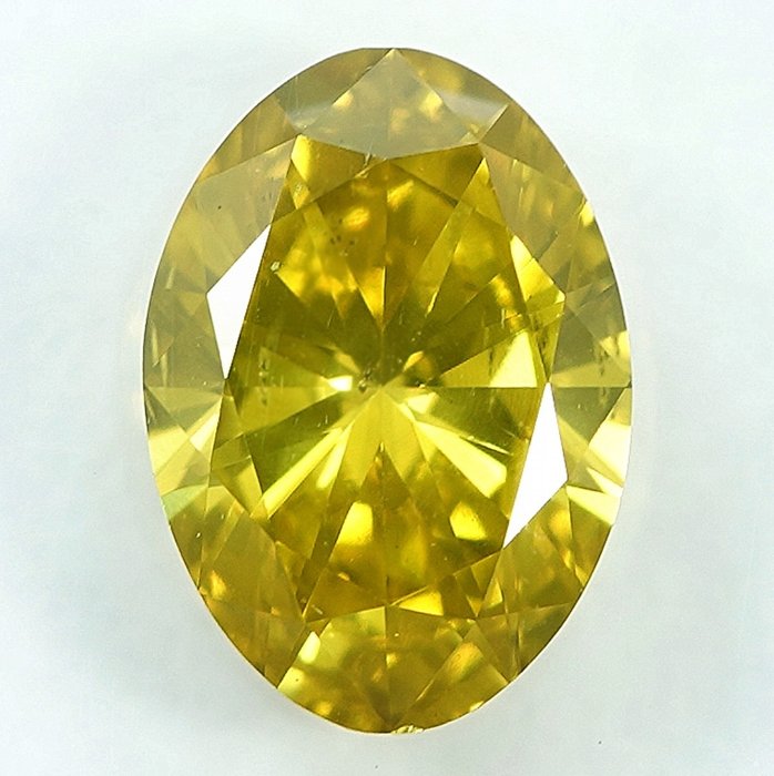 Diamante - 1.00 ct - Ovale - Fancy Intense Yellow - SI2