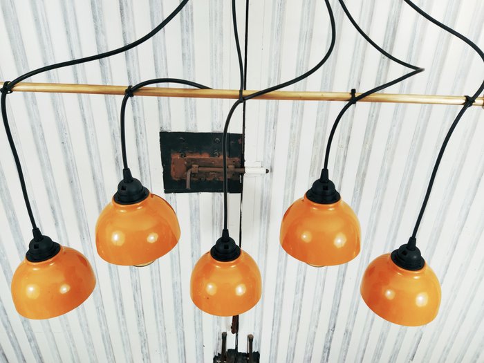 fritid dynamisk diskret Lampe, loft, pendel, vintage industrilamper (5) - Auktioner | auktionslab