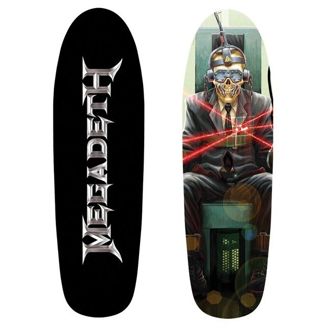 Megadeth – Electric Chair Vic Skateboard Deck – Limited Edition to only 100 made – Sold Out – Officiële merchandise gedenkwaardigheden – 2018/2018