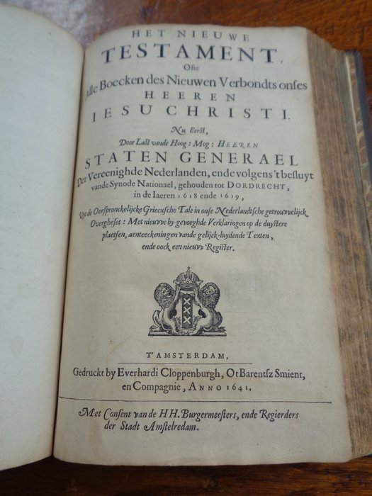 , - Biblia, dat is, de gantsche H. Schrifture, vervattende alle de Canonijcke boecken (...) - 1641