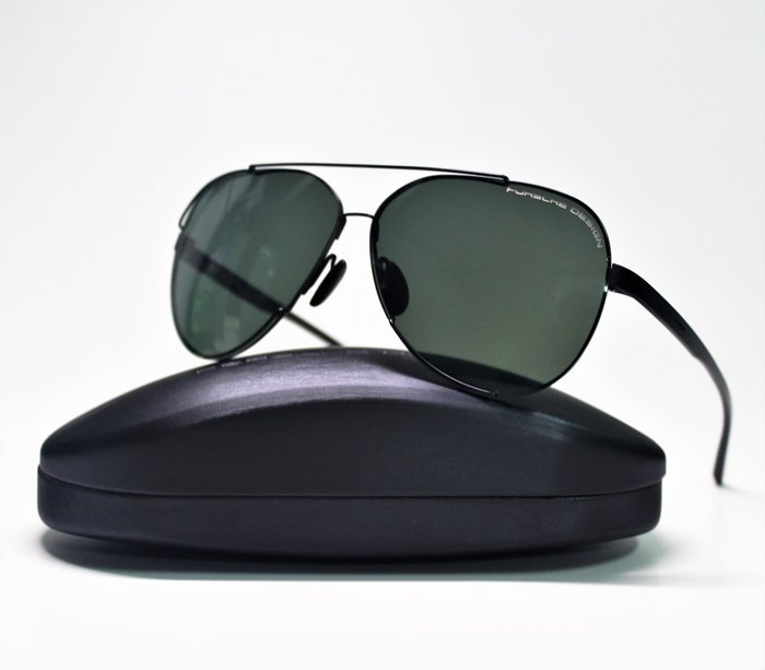 Porsche Design - P8682 - A - 64 - schwarz, grün - Gafas de sol