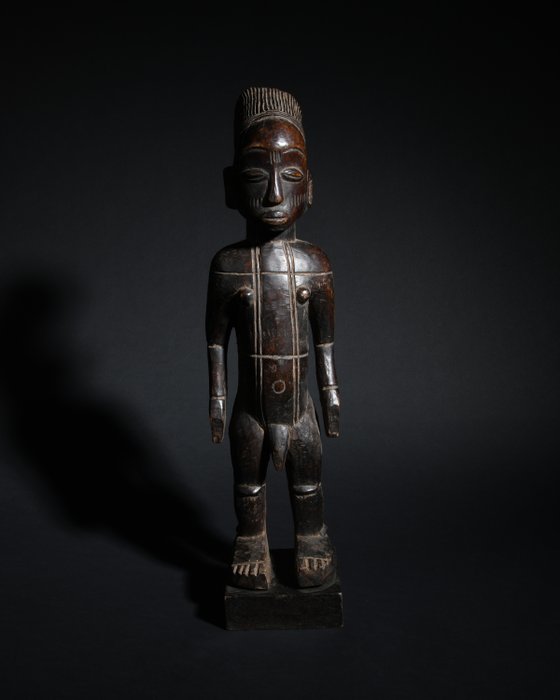 芒贝图雕塑 - 木 - 刚果 