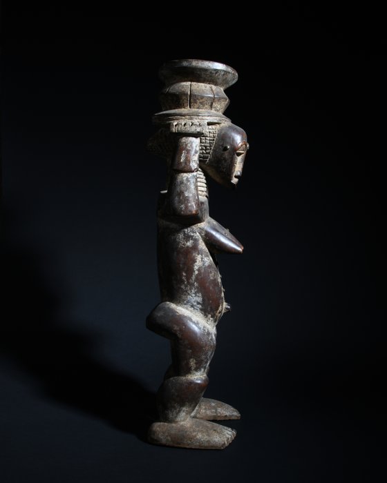 Figurka kobiety Agni - Drewno - Wybrzeże Kości Słoniowej 