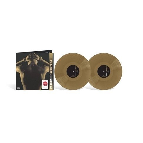 2Pac - The Best Of 2Pac - Part 1: Thug - 2 x LP-albumi (tupla-albumi) - Coloured vinyl, Reissue - 2021