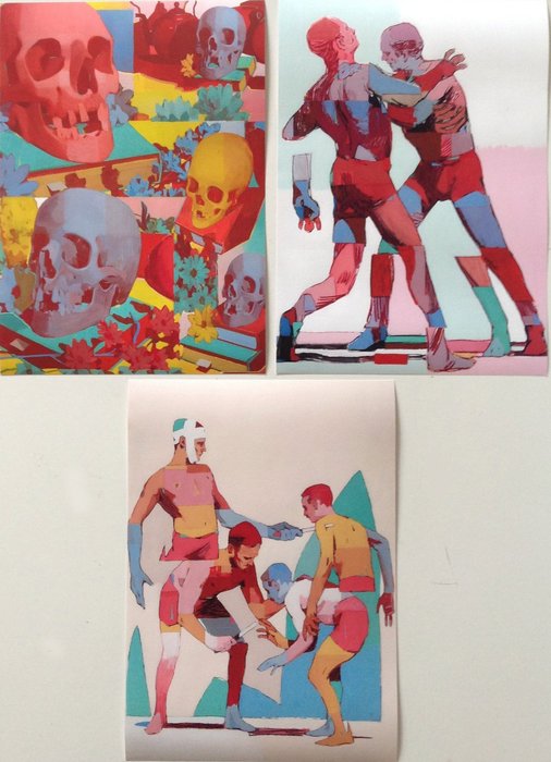 Aryz (1988) - Pugna Series (3 prints set)