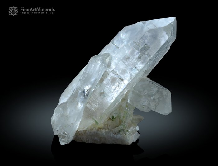 Quarz Kristallcluster - 8×4.6×4 cm - 103 g - (1)