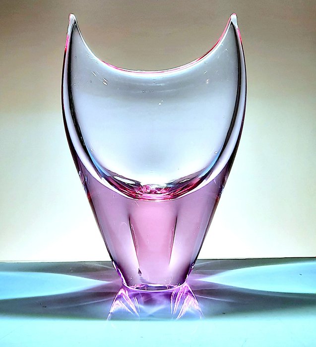 Zelezny Brod Glassworks - Miloslav Klinger - 花瓶 -  米洛斯拉夫·克林格  - Sommerso 翠绿玻璃
