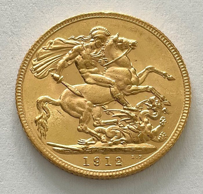 英國. Sovereign 1912 - George V.