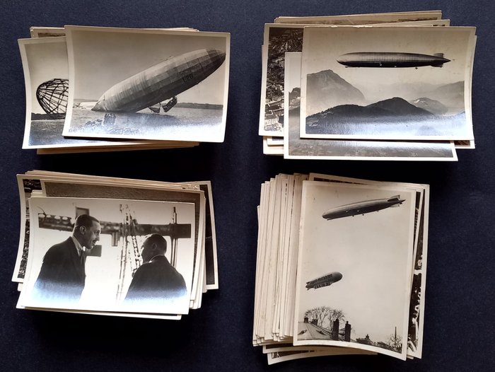 Deutschland - 155 Sammelbilder (Echtfotos/Bromsilberfotos) Zeppelin Weltfahrten Band II - Postkarte (155) - 1933-1932