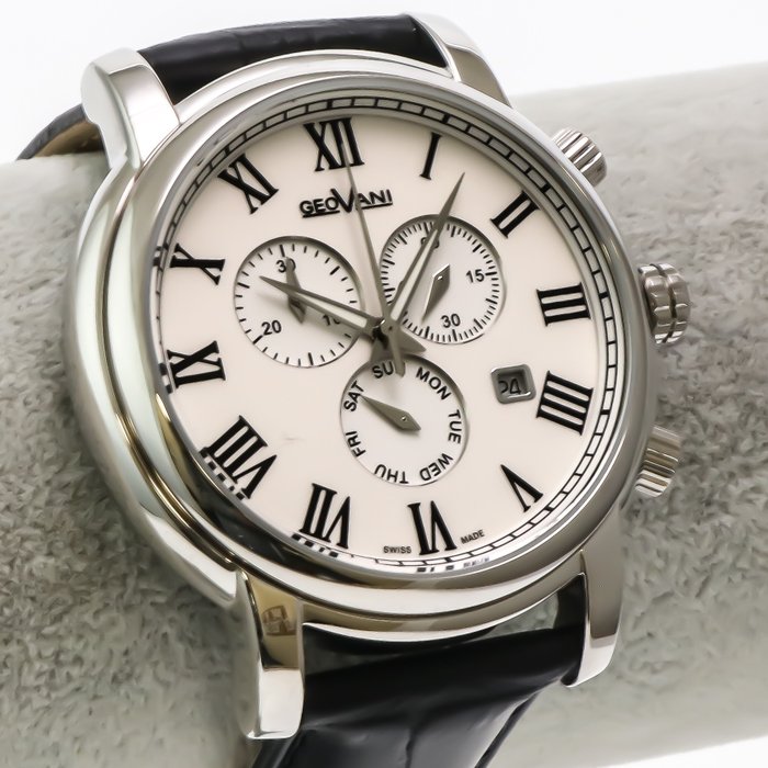 GEOVANI - Swiss Chronograph Watch - GOC555-SL-1 - Utan reservationspris - Män - 2011-nutid