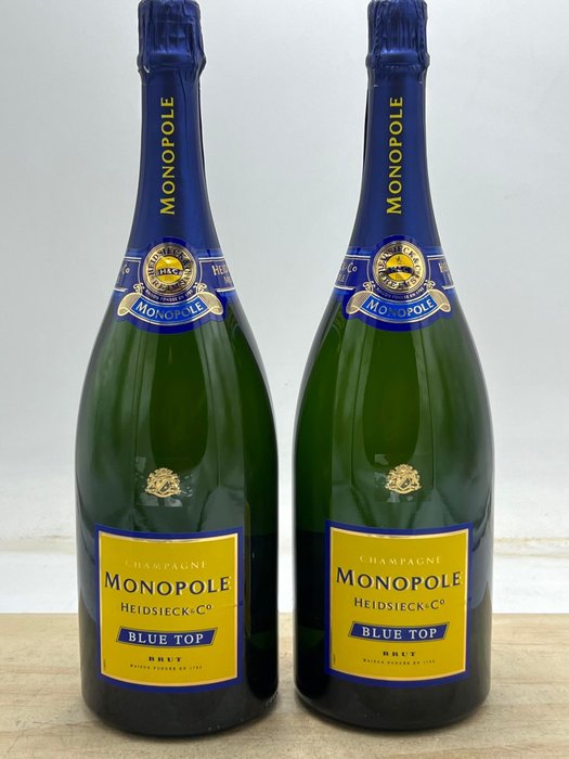 Monopole Heidsieck & Co, Blue Top - Champagne Brut - 2 Magnums (1.5L)