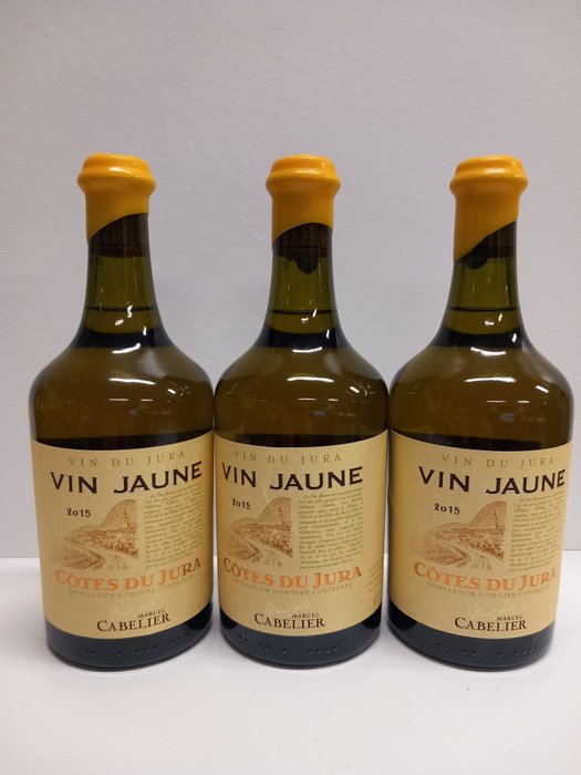 2015 Vin Jaune - Côtes du Jura - Marcel Cabelier - 汝拉 - 3 克拉夫蘭瓶  (0.62L)