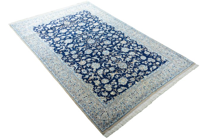 Nain 6 La - 波斯地毯 - 非常精致的丝绸 - 233 cm - 151 cm