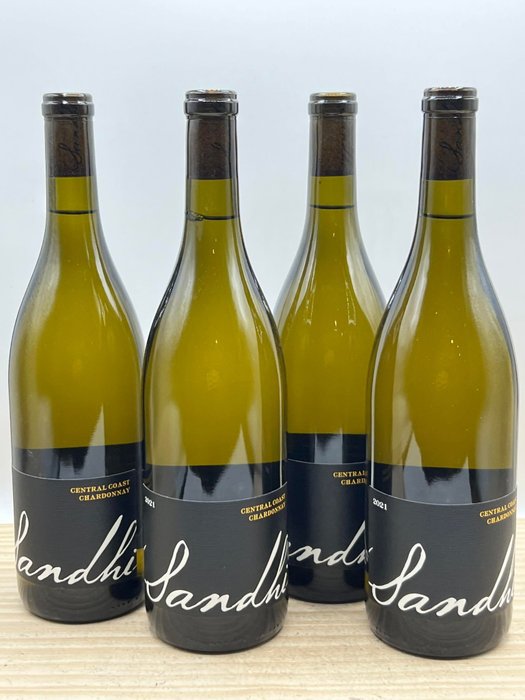2021 Sandhi Chardonnay Central Coast - julemanden barbara - 4 Flasker (0,75 L)