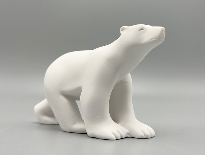 Pompon - s - Statuette - Polar bear - Harpiks
