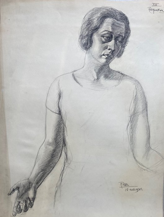 Renée Belvaux ( 1903-1984) - Résignation - Catawiki