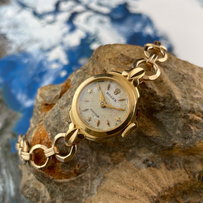 Rolex - 'Stelline' Gold Precision Cocktail Watch - Femme - 1960