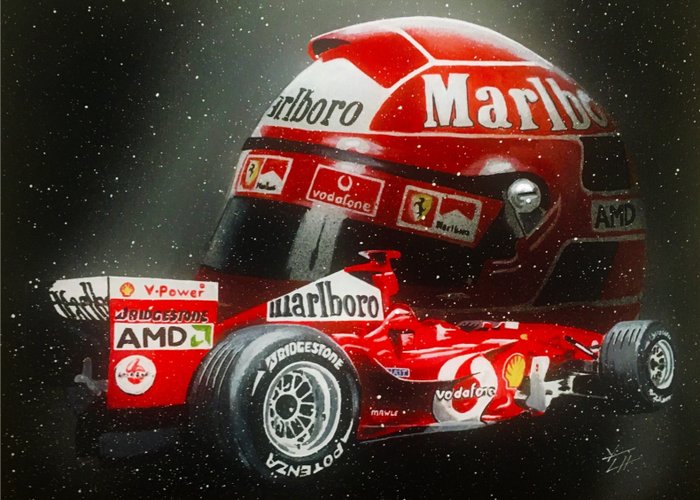 Ferrari F2004 - Formula Uno - Michael Schumacher - Opera d’arte