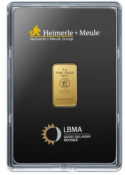 5 grame - Aur - Heimerle + Meule