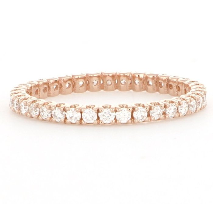 14 kt. Pink gold - Ring - 0.55 ct Diamond