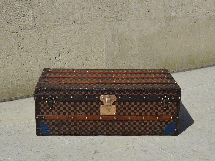antigua maleta de viaje louis vuitton original - Compra venta en