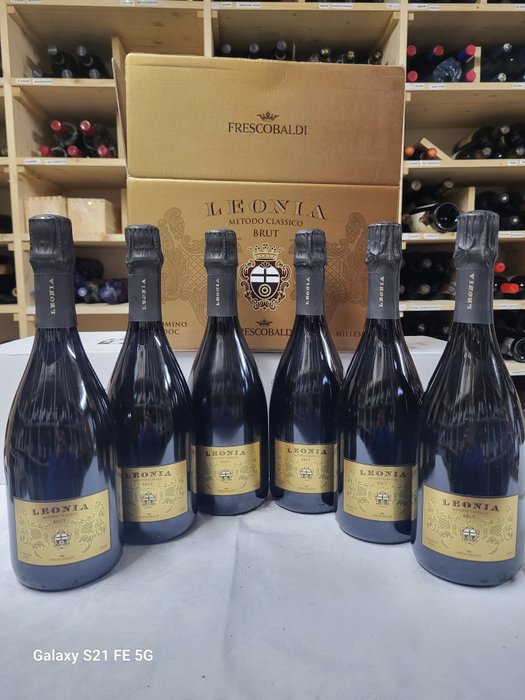 Metodo Classico Brut Leonia - Frescobaldi - Toscana DOC - 6 Bottiglie (0,75 L)