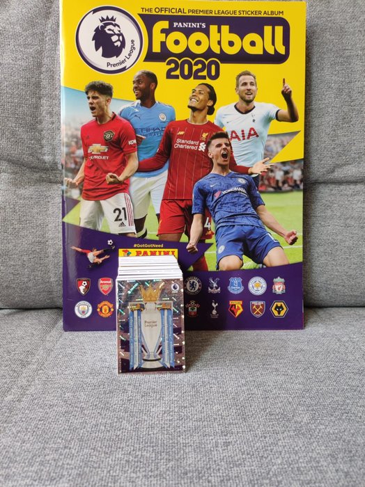 Panini - Football 2020 Premier League - Album vuoto + set completo di figurine sciolte - 2019