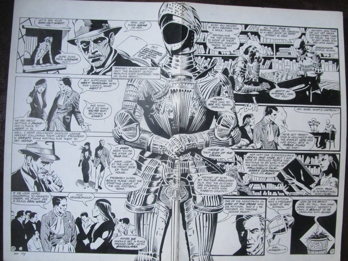 Day, Dan - original double page - Aztek Ace #15 - (1985)