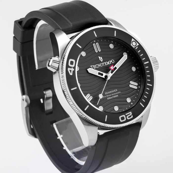 Tecnotempo®  - Automatic Pro Diver 500M WR - "SEAWAVES" Limited Edition - - TT.500.SWRB - Homme - 2011-aujourd'hui