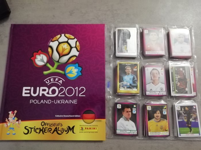 Panini - Euro 2012 - German edition - 1 Empty album + complete loose sticker set