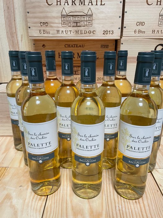 2017 Maison Baldassini, Palette "Cuvée Sur le Chemin des Orchis" - Provence - 12 Bottles (0.75L)
