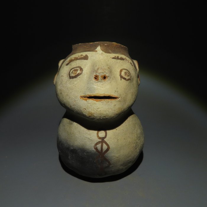 Ανασάζι Terracotta Γαβάθα. 1200-1600 μ.Χ. 11 εκ. Υ. Σπάνιο. Ισπανική άδεια εισαγωγής.